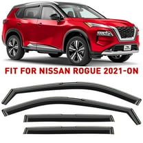 Voron Glass In-Channel Extra Durable Rain Guards for Nissan Rogue 2021-2026, Window Deflectors, Vent Window Visors, 4 Pieces - 200744