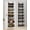 Black, variant on Over the Door Organizer, 8-Tier Pantry Organizer with Fully Enclosed Mesh Baskets, Heavy-Duty Metal Hanging Spice Rack for Kitchen Bathroom Laundry Room, 2-in-1 Wall Mount or Door Mount, White
