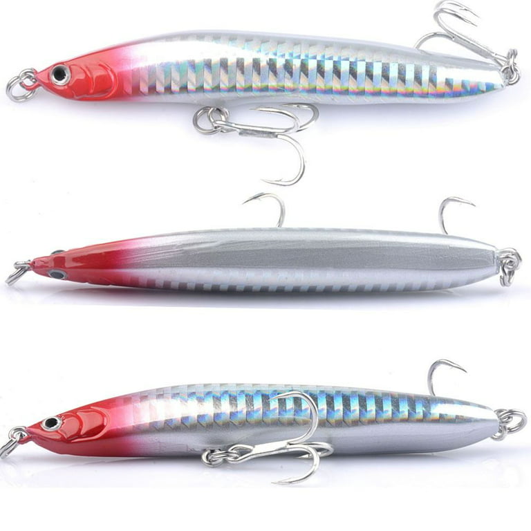 Sinking Spinner Tackle Rotate Vibration Sequin Treble Hook Minnow