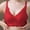 Red, variant on ALLLIST Women Bras No Wire Push up Lace Bralette Plain Soft Black Plunge Ladie's Bras Size S-XL