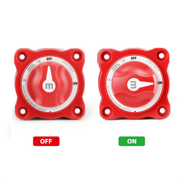 Mini Switch Cut On/Off Marine Boat 12-48V 100-300A Battery Switch ...