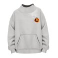 thumbnail image 3 of Womens Mock Neck Sweatshirt Turtleneck Tops for Women No Hood Tops College Clothes Turtleneck Sweater Plus Size Sweatshirt Long Sleeve Shirts for Women Lightweight Sweatshirts Baseball Sweatshirt, 3 of 5