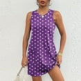 thumbnail image 4 of Birdeem Robes pour Femmes Mode Décontractée Confort Aguichant Imprimé Poche Sans Manches Col Rond Robe, 4 of 10