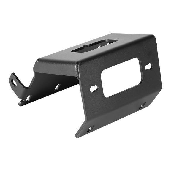Winch Mount Compatible with Honda Foreman and Rancher Rubicon Models 2014-2021, Heavy-Duty Powder-Coated Steel Trailer Hitch with 2 Mounting Holes, 2000-3600 lbs Load Capacity, Guide Hook