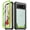 Green/Clear, variant on Poetic Guardian Case for Google Pixel 6, Clear Case with Built-in Screen Protector, Black