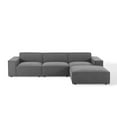 thumbnail image 3 of Modway Restore 4-Piece Sectional Sofa in Charcoal, 3 of 10