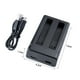 thumbnail image 4 of de batería USB dual 1x Conveniente con cable ABS Carga USB de batería dual x2, 4 of 7