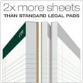 thumbnail image 2 of "Double Docket Ruled Pads, Narrow Rule, 100 White 8.5 X 11.75 Sheets, 4/pack | Bundle of 10 Packs", 2 of 7