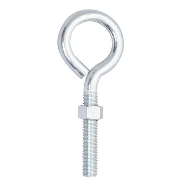armella con tuerca de 3/8 de pulgada plata