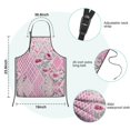 thumbnail image 7 of Pioneer Flower Floral Print Pattern Kids Aprons for Girls and Boys,Adjustable Neck Strap Toddler Aprons for Kids Cooking Baking, 7 of 7