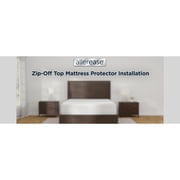 AllerEase Platinum Mattress Cover Protector, King- ZipOff Top, Waterproof, Allergen