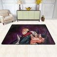 thumbnail image 2 of Jujutsu Kaisen Rug, Ultra Soft Flannel Area Rug With Non-Slip Backing, Plush Memory Foam Carpet Rug For Bedroom, Living Roo,M Dining Ro,Om Playroom, Absorbent Washable Floor Mat, 2 of 7