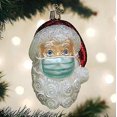thumbnail image 4 of Navidad Papá Noel 3d con mascarilla 2021 Adornos navideños-- oso de fresa Electrónica, 4 of 4