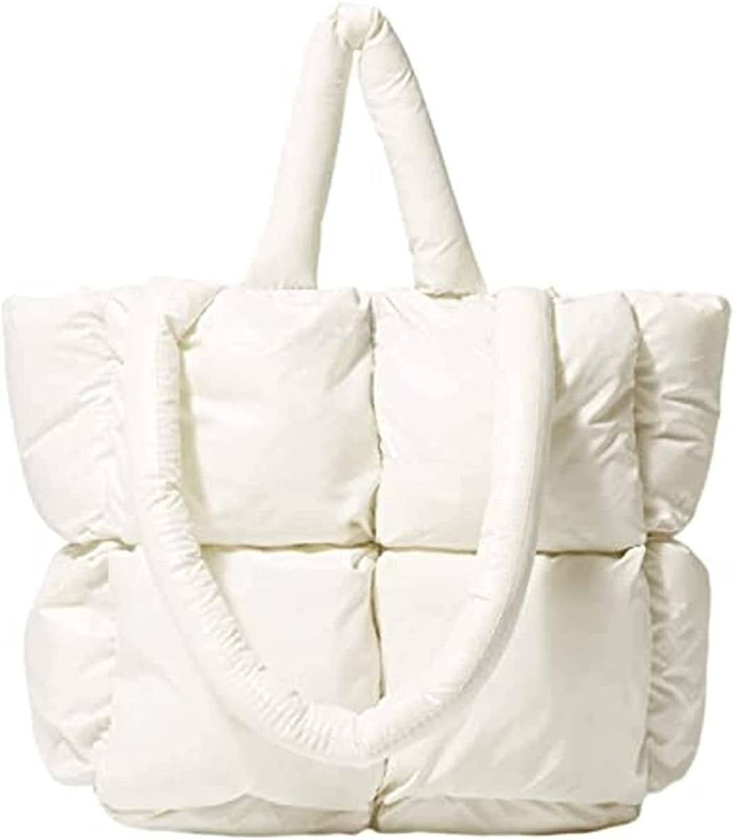 LMKIDS Quilted Puffer Tote Bag For Women – Top Handle Shoulder Bag For Work, Travel, Or Daily Use - View #6