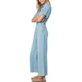 thumbnail image 3 of JOE'S Jeans womens  Denim Trucker Ss Wide Leg Jumpsuit, xs, 3 of 4