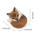thumbnail image 5 of onlyliua Ofertas Del Día Por Tiempo Limitado Animales de Imitación, Zorros Pequeños, Colgantes, Adornos, Juguetes, Manualidades, Artículos para Festivales, 5 of 5