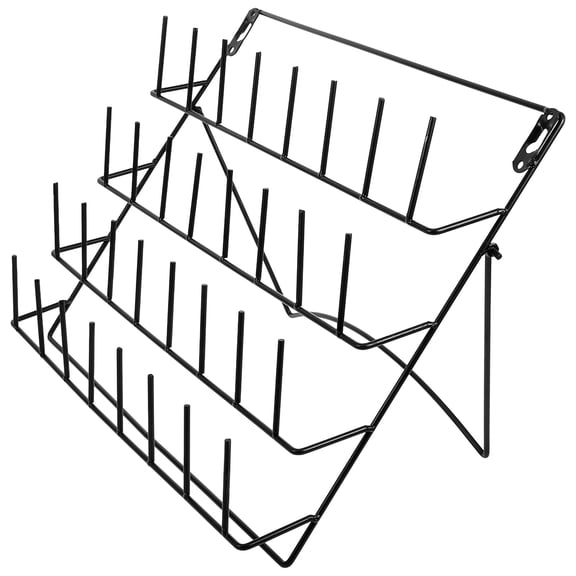 HOMEMAXS Laboratory Draining Dryer Drying Rack for Glassware and Bottles Space Saving Steel Wire Frame Beaker Drying Holder