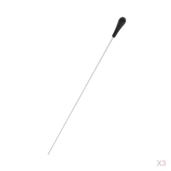 TISHITA Ensemble de 3 Bâtons de Musique pour Performance sur Scène Noir