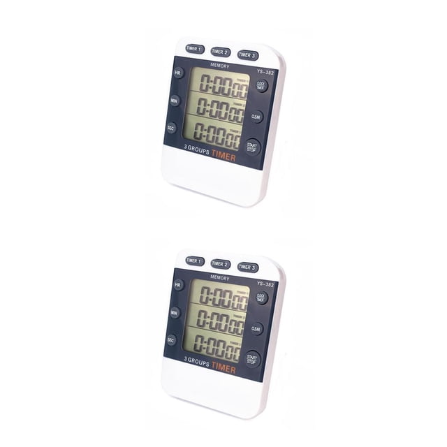 Temporizador de cocina digital Injueey electrónico con pantalla grande Tipo 1 2Conjunto