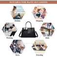 thumbnail image 7 of PU Leather Purses and Handbags for Women Classic Crocodile Print Work Satchel Stylish Tote Bag Commuter Shoulder Bags, 7 of 7