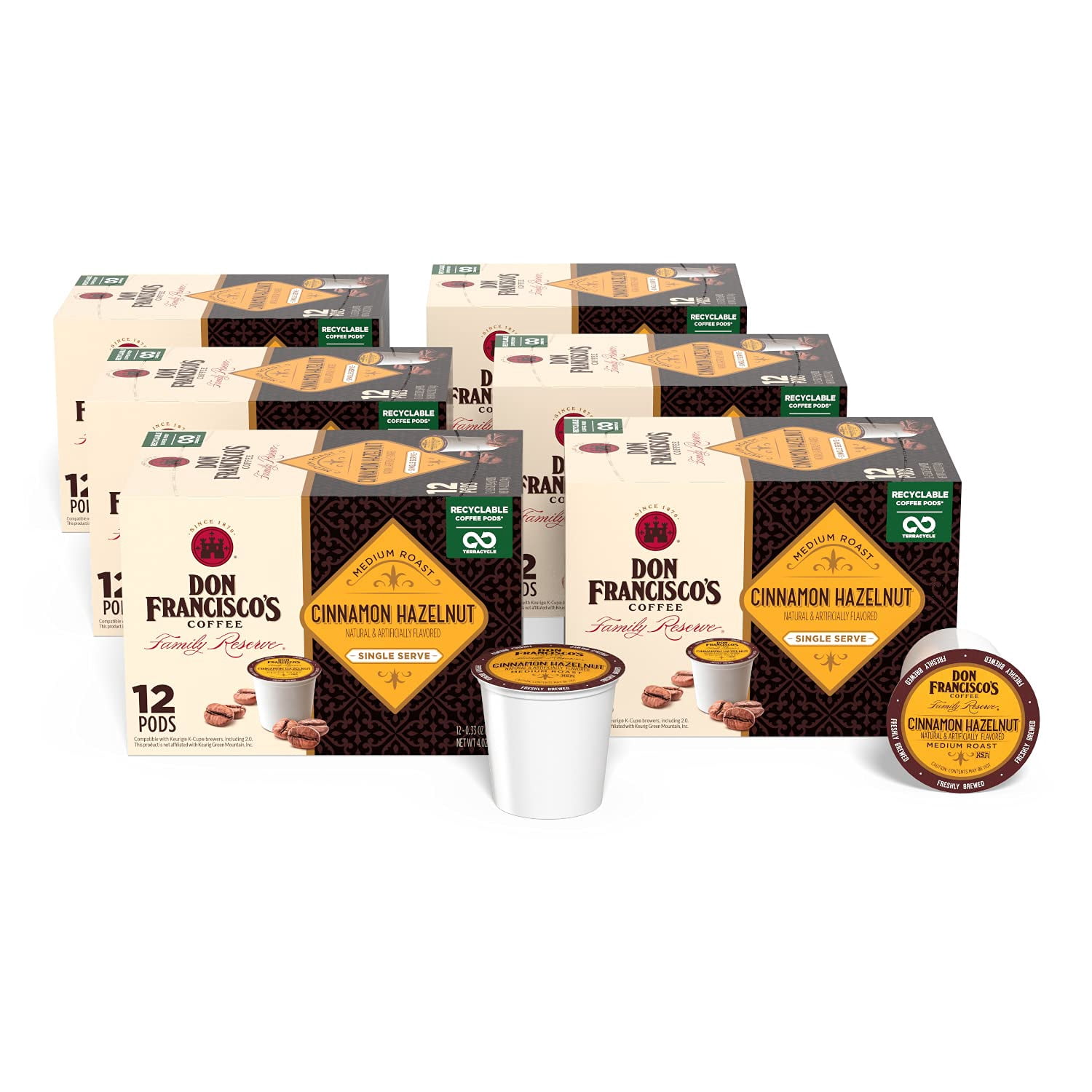 Iced Coffee Pods, Medium Roast 
