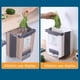 thumbnail image 4 of Bearachild Cubo de basura plegable sin tapa montado en la puerta armario de clasificación de basura cubo de basura hogar inodoro cesta de basura Type2 NO2, 4 of 6