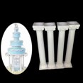thumbnail image 5 of 8 Uds columna romana pilares para pastel soportes escalonados para pastel blanco soportes para pastel soportes de exhibición para postres de mesa estatua de pilar romano de plástico, 5 of 5