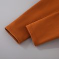 thumbnail image 6 of OJSFQUFP Boys' Hooded Single Breasted Solid Color Elegant Coat Versatile Wool Trench Coat for Toddlers and Preschoolers, 6 of 8