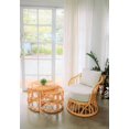 thumbnail image 6 of Set of 2 Natural Rattan Coffee Tables Exotic Boho Living Room, 6 of 6