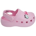 thumbnail image 5 of Barbie Toddler Girls' Clogs with Adjustable Strap - Medium Pink Glitter, Size 8, 5 of 8
