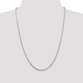 thumbnail image 2 of 925 Sterling Silver 2.5mm Diamond-cut Spiga Chain 16 Inch, 2 of 7