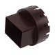 thumbnail image 4 of Conector y convertidor de drenaje universal con tornillos para reemplazo de bajante Adaptador de bajante de plástico marrón S de 2 x 3 pulgadas, 4 of 8