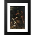thumbnail image 2 of Salvator Rosa 11x14 Black Modern Framed Museum Art Print Titled - The Dream of Aeneas (1660-65), 2 of 5