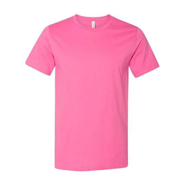 Camiseta de manga corta bella lienzo unisex color rosa caridad XXX-Large 3001
