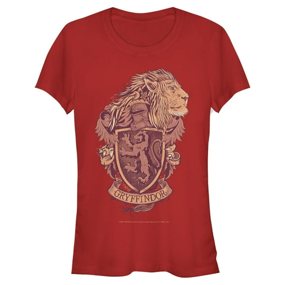 Junior's Harry Potter Gryffindor Coat of Arms  Graphic T-Shirt