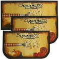 thumbnail image 4 of Kashi Home Kitchen Rug, Area Rug, Mat, Beautiful Print Non-Skid Latex Back Spaghetti 18x30 Rectangle, 4 of 4