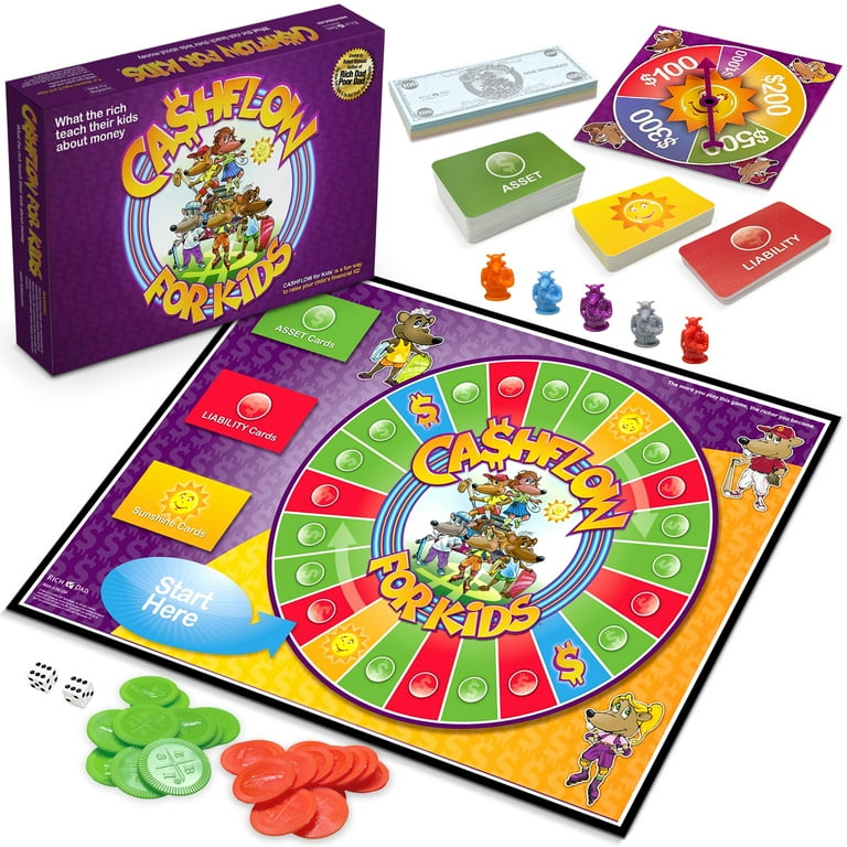 CASHFLOW for KIDS ボードゲーム Open Box Rich Dad CASHFLOW for Kids, Board Game for Children