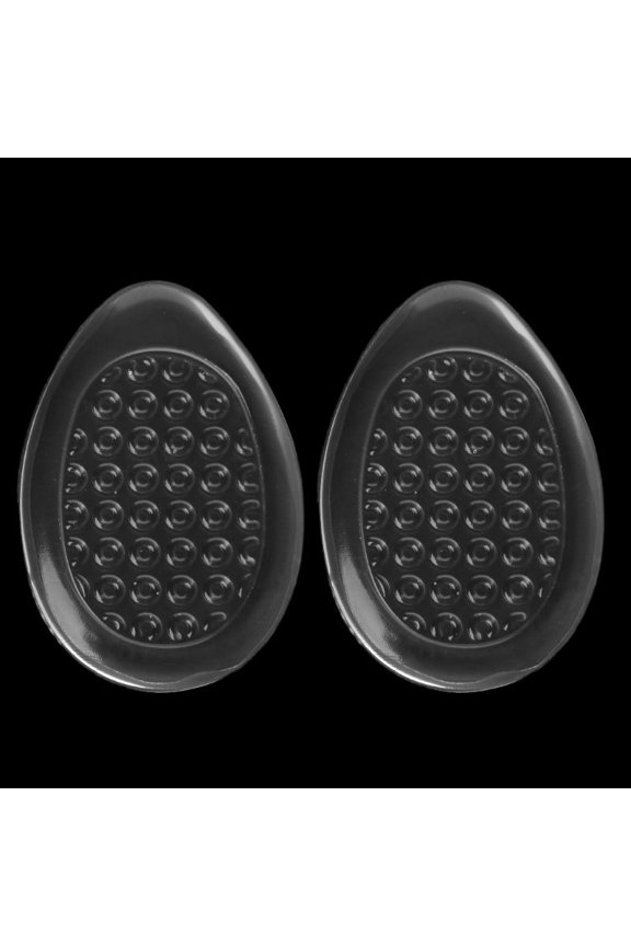 Heel Pads Women Shoe Pad Plantar Silicone Transparent Invisible Support Cushion Insole High Heel Universal Gel Insert Pain Relief Non Slip Massage Orthopedic