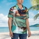 thumbnail image 3 of Fotbe Stylish Sunglasses Iguana Camisa Hawaiana para Hombre Unisex – Camisa Casual de Verano con Botones de Manga Corta de Algodón y Lino,Small, 3 of 7