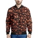 thumbnail image 2 of Chaqueta con estampado de granos de café para hombre, divertida chaqueta con estampado 3D de comida, manga larga, para primavera y otoño, estilo Harajuku, chaqueta con cremallera, abrigo, ropa de call, 2 of 4