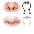 thumbnail image 3 of 15pzs Anillo Xtellar Piercing Falso Nariz, 3 of 3