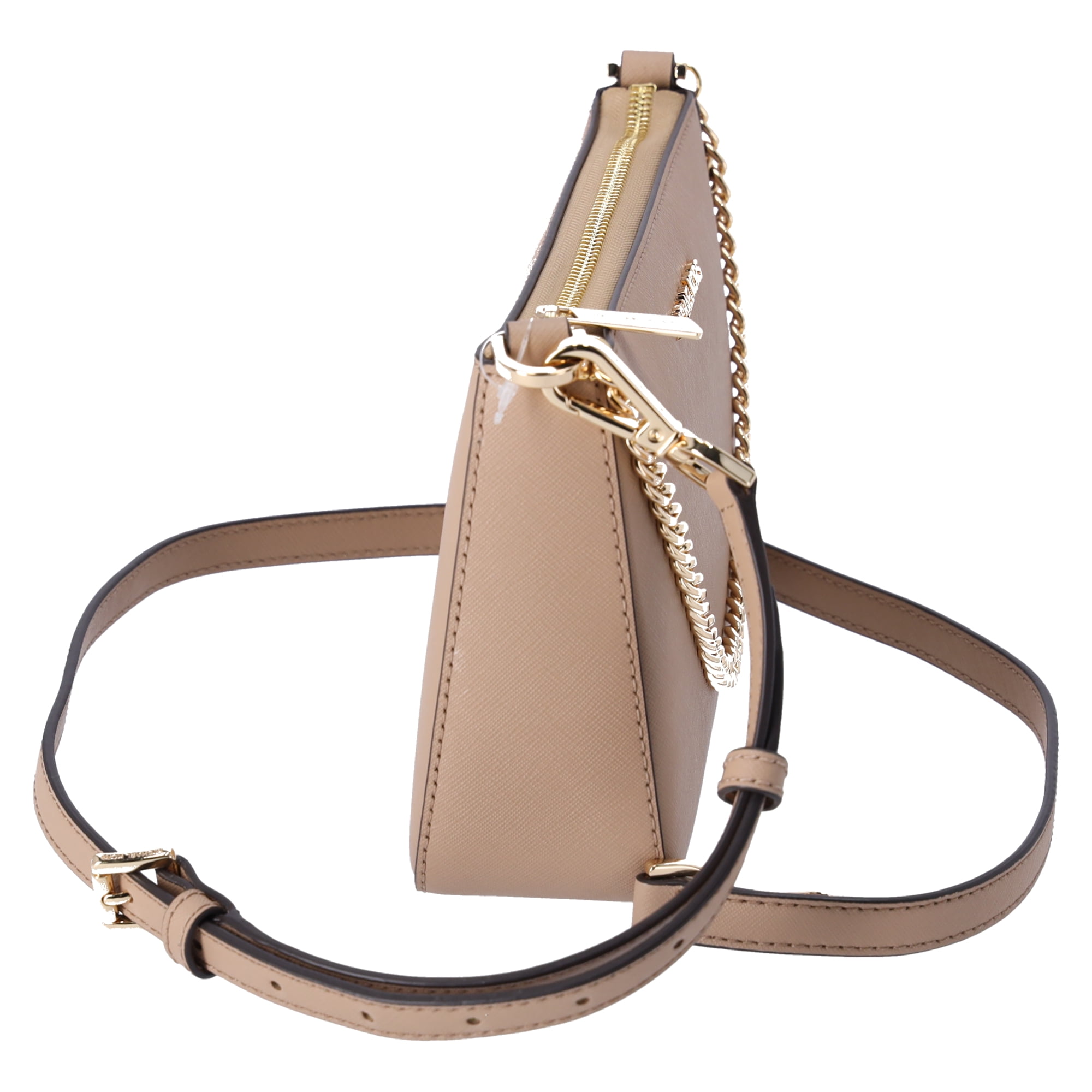 ハンドバッグ Michael Kors Jet Set Logo Print 32F3GJ6C8B 222 CAMEL Shoulde Michael Kors Women's Shoulder Purse, Jet Set Travel Medium