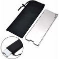thumbnail image 3 of Wind Protection Foldable Aluminum Gas Stove Wind Protection Camping Stove with 10 Aluminum Slats, Lightweight Foldable Wind Protection, Wind Screen fo, 3 of 5