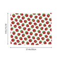 thumbnail image 6 of Hirioo Hand Drawn Strawberry Print Tapestry Lightweight Fabric for Bedroom Aesthetic Home Wall Dorm Décor Living Room Decor 29x37 Inch, 6 of 8