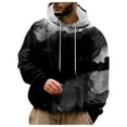 thumbnail image 3 of Hoodies Pullover For Men Fall/Winter Fashion Contrasting Color Sports Sweatshirt Casual Long Sleeve Hooded Jacket Coats, 3 of 5