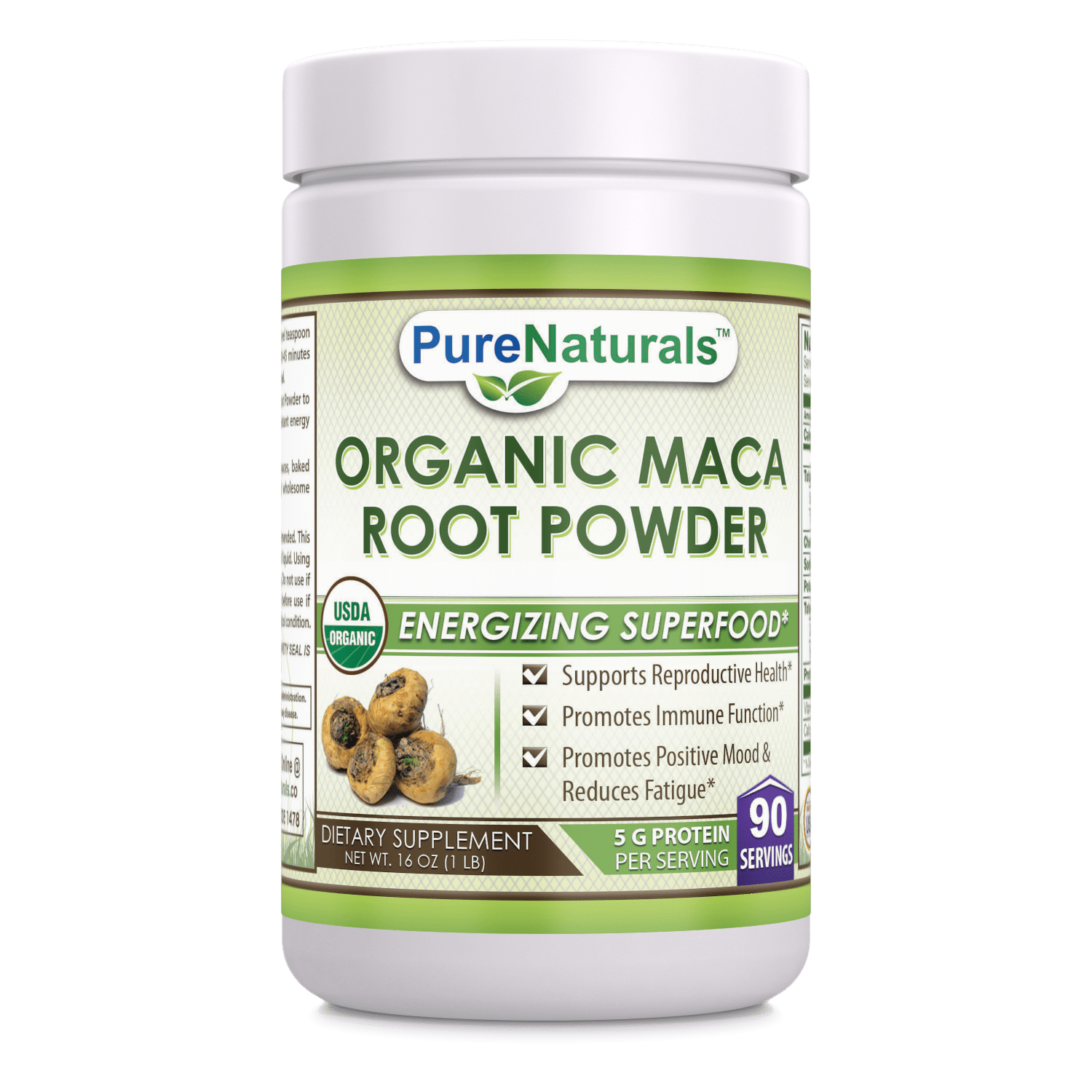 Pure Naturals Organic Maca Root Powder 16 Oz