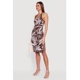 thumbnail image 2 of Women's Floral Side Slit Halter Midi Dress, 2 of 3