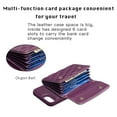 thumbnail image 2 of ELEHOLD Crossbody Wallet Case for iPhone 8 / iPhone 7 / iPhone SE 2022 2020 4.7 Inch, Soft PU Leather Card Holder Magnetic Flip Folio Purse Case,Purple, 2 of 6