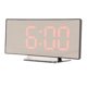 thumbnail image 2 of Reloj Despertador Digital Con Espejo, Pantalla LED Grande: Función De Repetición De Reloj Digital Diseño Curvo Para Decoración De Dormitorio EOTVIA No, 2 of 7