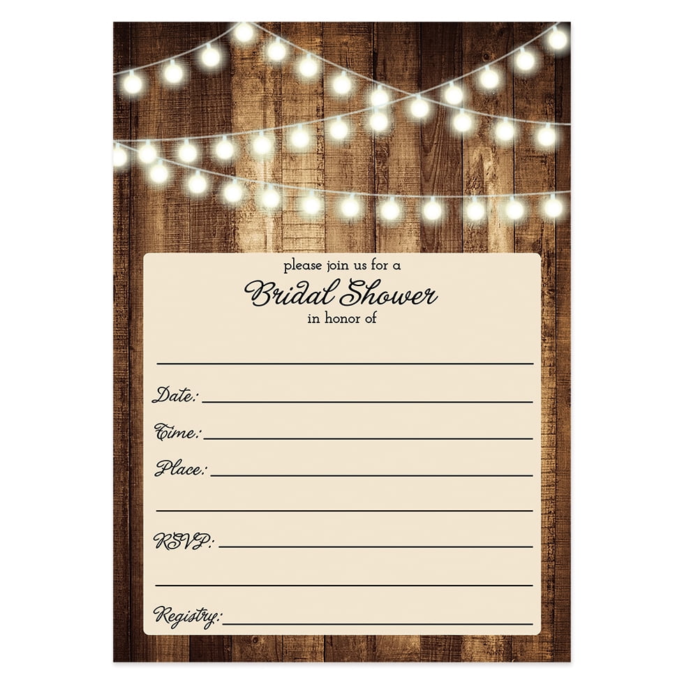 walmart bridal shower registry